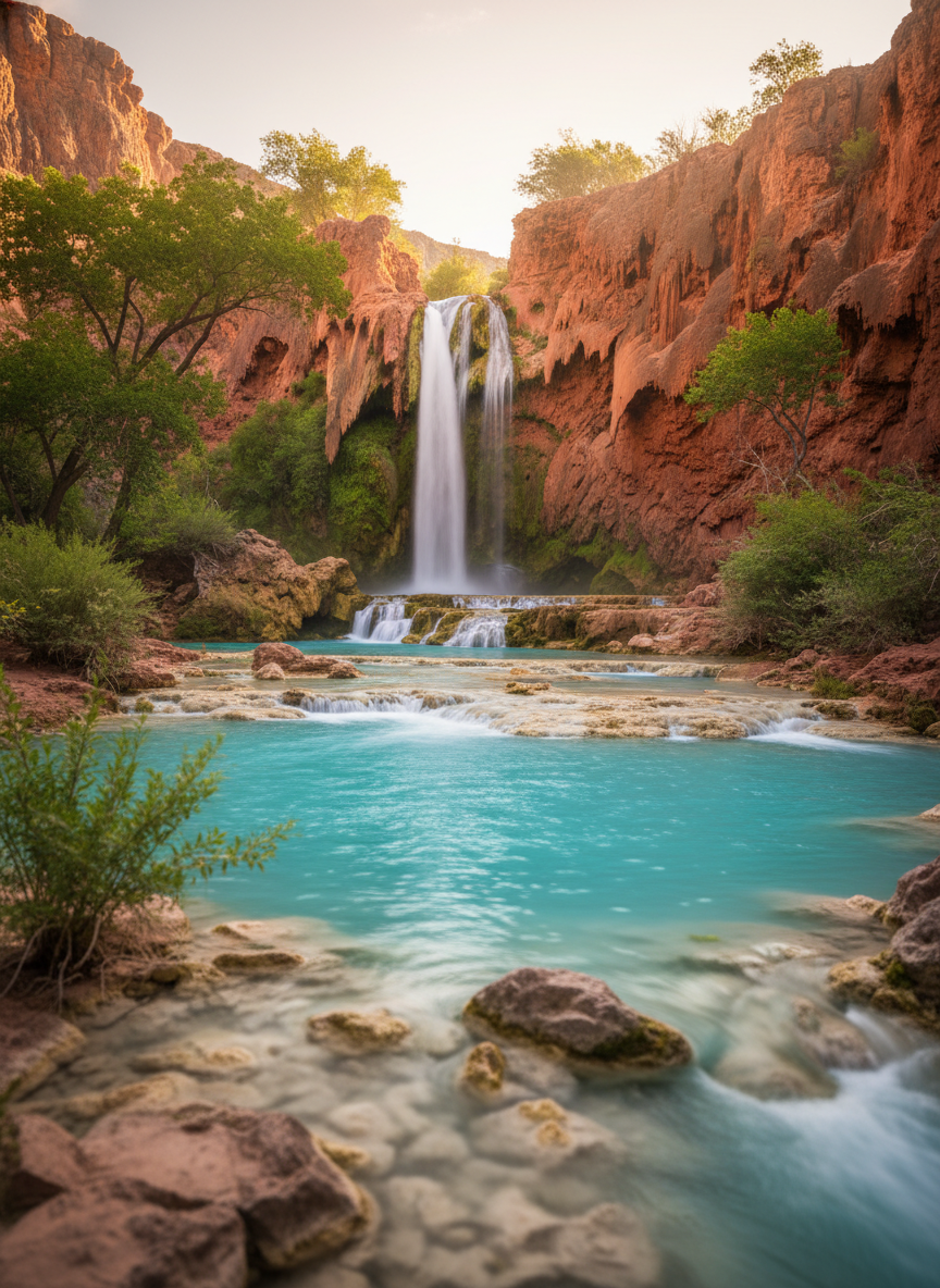 best hidden waterfalls in USA